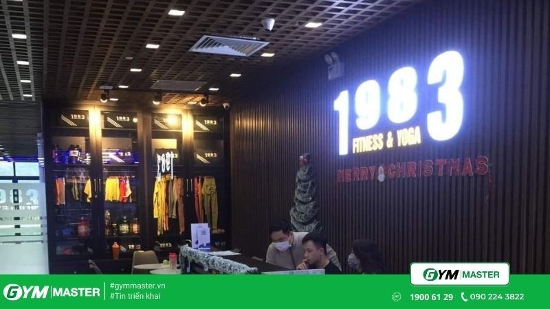 Gym Master triển khai cho phòng tập1983 Fitness & Yoga