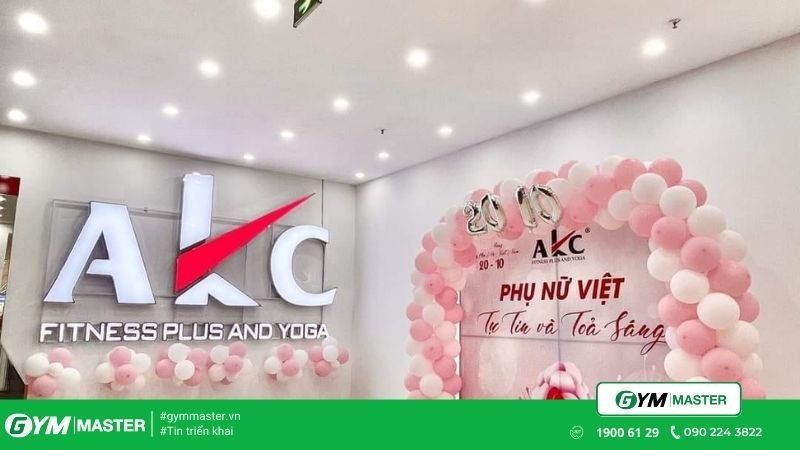 Gym Master triển khai cho phòng tập AKC Fitness plus & yoga