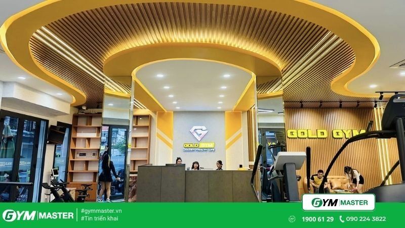 Gym Master triển khai cho phòng tập Gold Gym
