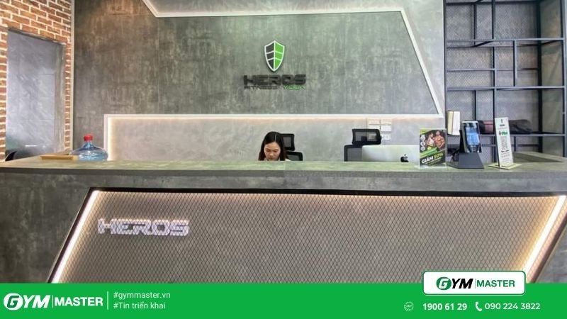 Gym Master triển khai cho phòng tập Heros