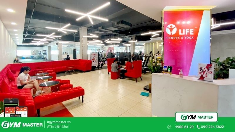 Gym Master triển khai thành công cho phòng tập Life Fitness & Yoga Center