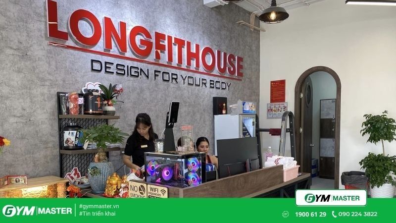 Gym Master triển khai cho phòng tập Long Fithouse