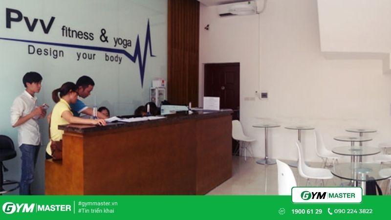 Gym Master triển khai cho phòng tập PVV Fitness & Yoga