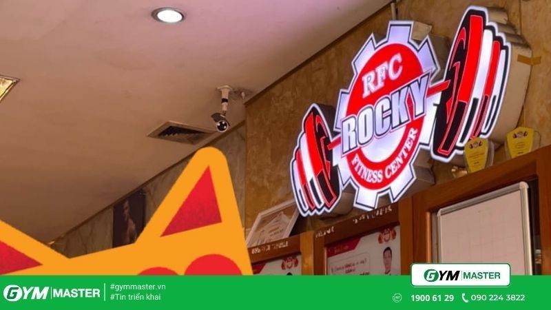 Gym Master triển khai cho phòng tập RFC Rocky Fitness Center