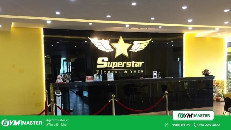 Gym Master triển khai cho phòng tập Super Star Fitness & Yoga