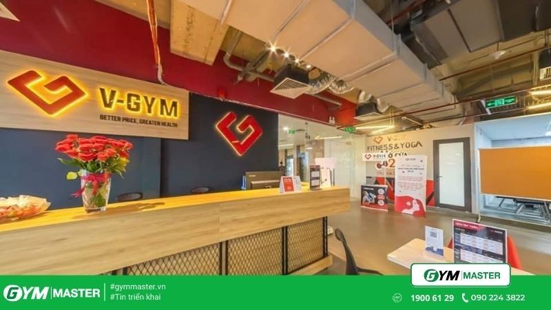 Gym Master triển khai cho phòng tập V - Gym 