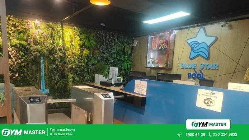 Gym Master triển khai cho phòng tập Blue Star