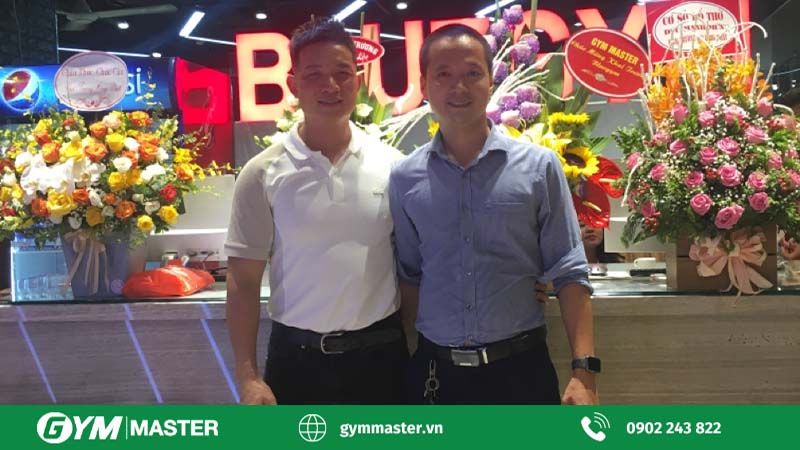 Gym Master tại buổi khai trương Blue Gym Hà Đông
