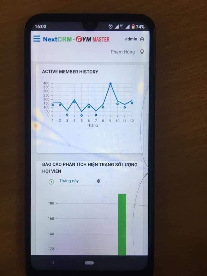 Phần mềm Gym tích hợp Mobile App hội viên
