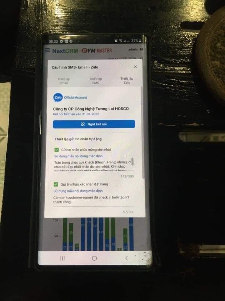 Phần mềm Gym tích hợp tổng đài ảo Call Center