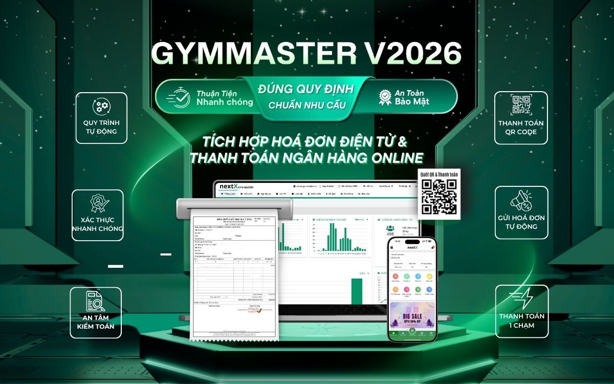 GymMasterV2026 – Bước Tiến Đột Phá Trong Quản Lý Phòng Tập