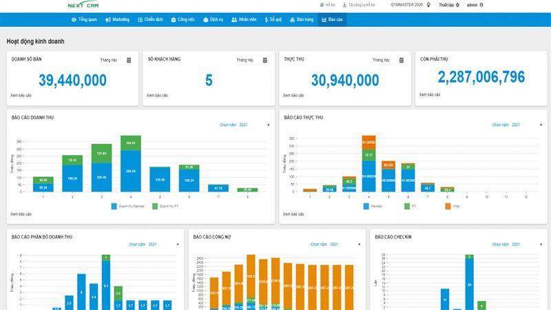 Triển khai thành công phần mềm fitness Gym Master cho Tokyo Fitness & Yoga Center